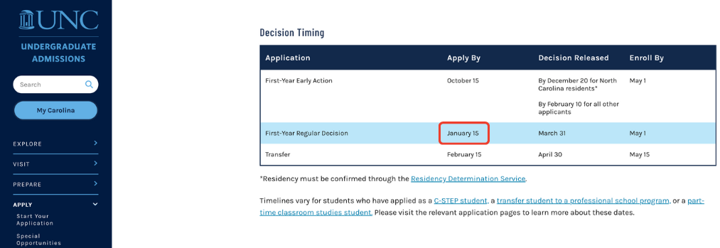 北卡罗来纳教堂山分校